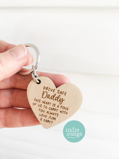 Personalised Keyring - Drive Safe