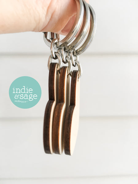 Wooden Heart Shaped Drive Safe Keyring - Father's Day Gift, Daddy Gifts, Dad Keychain (Copy)
