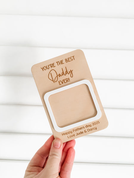 You're The Best Personalised Photo Frame (Personalise it with your names!)