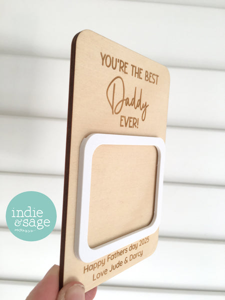 You're The Best Personalised Photo Frame (Personalise it with your names!)