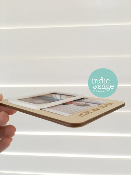 You're The Best Personalised Photo Frame (Personalise it with your names!)
