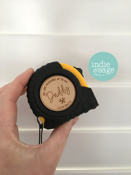 We Love You Beyond Measure Personalised Tape Measure (Add your message!)