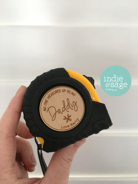 We Love You Beyond Measure Personalised Tape Measure (Add your message!)