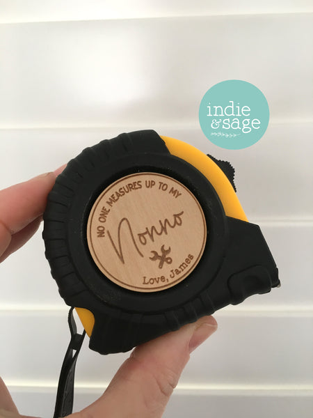 We Love You Beyond Measure Personalised Tape Measure (Add your message!)