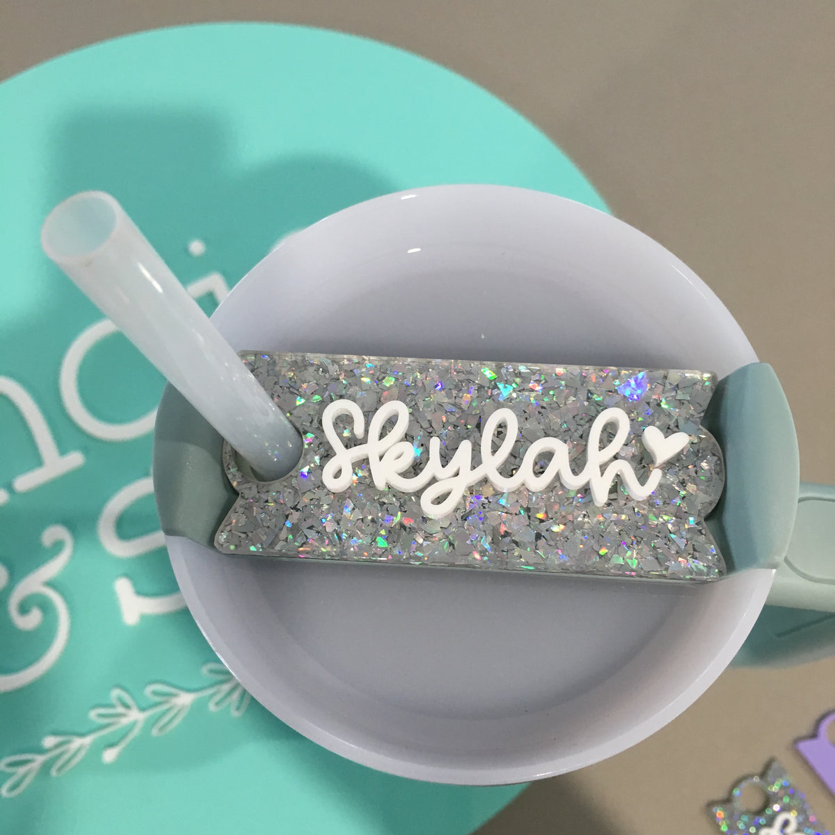 Personalised Stanley Name Plate / Stanley Cup Topper - The Must-Have Cup Accessory!