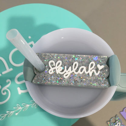 Personalised Stanley Name Plate / Stanley Cup Topper - The Must-Have Cup Accessory!