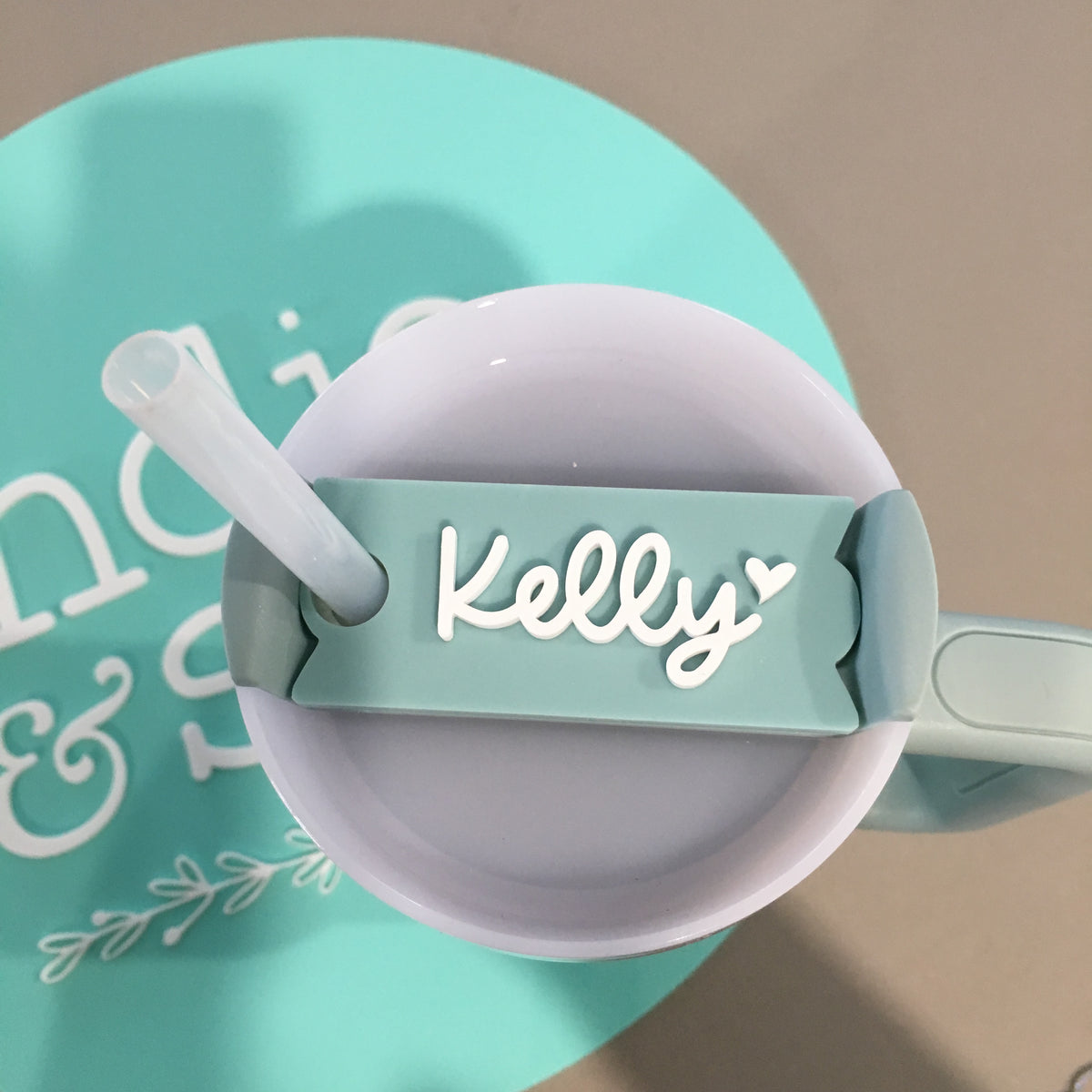 Personalised Stanley Name Plate / Stanley Cup Topper - The Must-Have Cup Accessory!