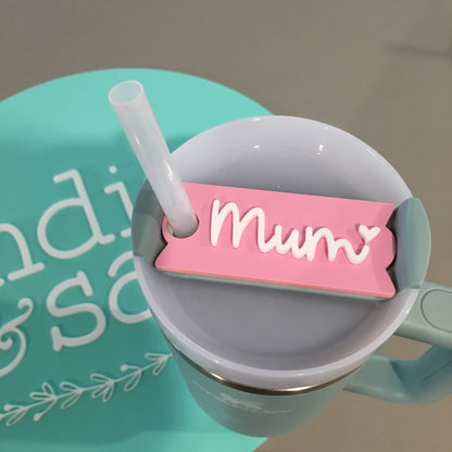 Personalised Stanley Name Plate / Stanley Cup Topper - The Must-Have Cup Accessory!