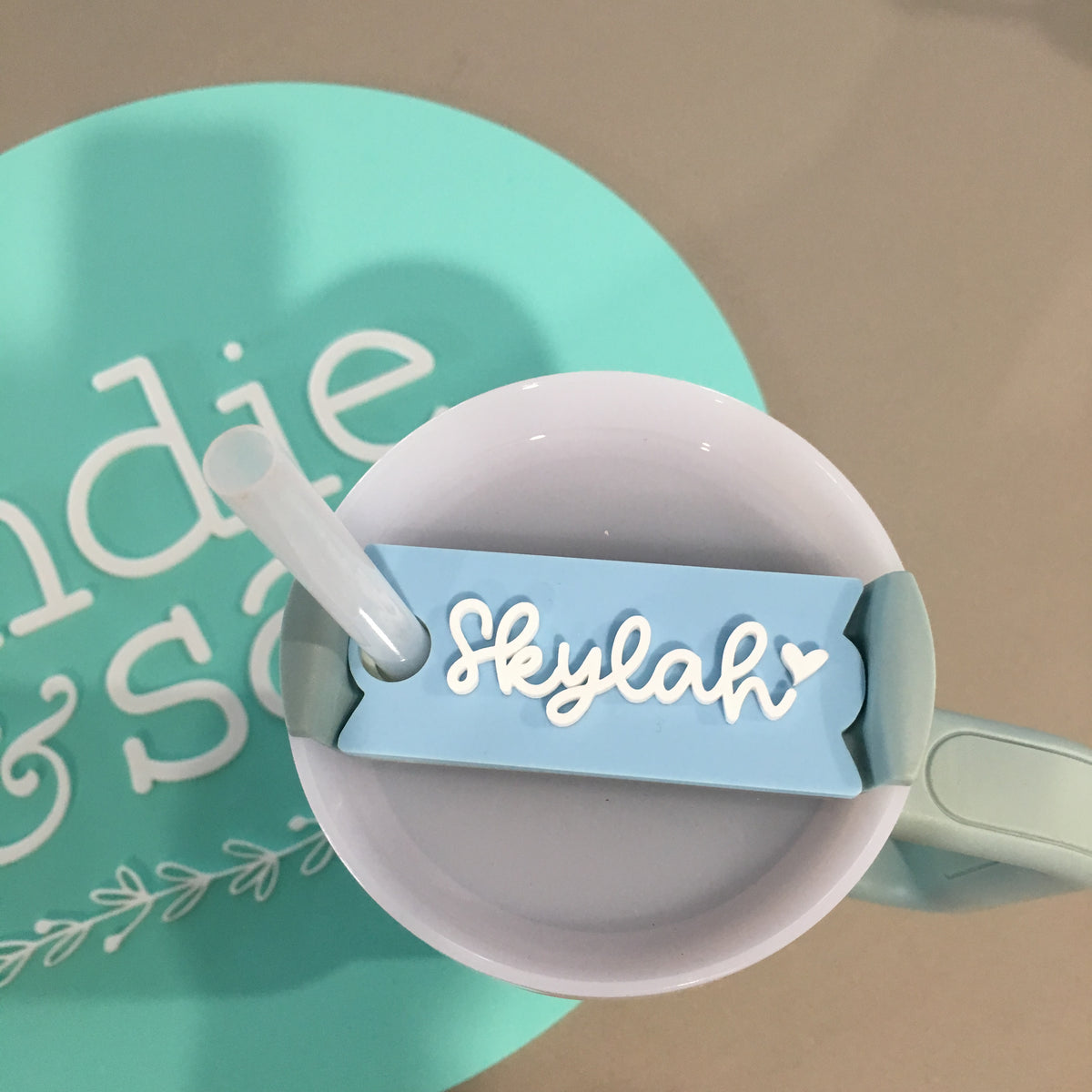 Personalised Stanley Name Plate / Stanley Cup Topper - The Must-Have Cup Accessory!