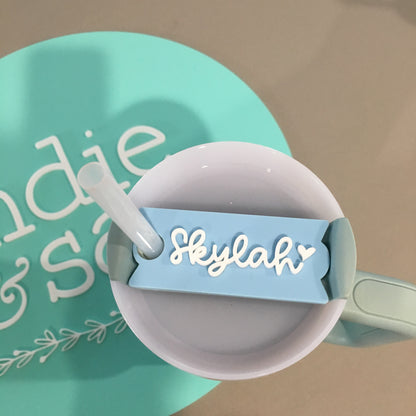 Personalised Stanley Name Plate / Stanley Cup Topper - The Must-Have Cup Accessory!