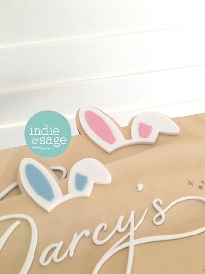 Personalised Easter Crate Sign Plaque - Special Easter Delivery