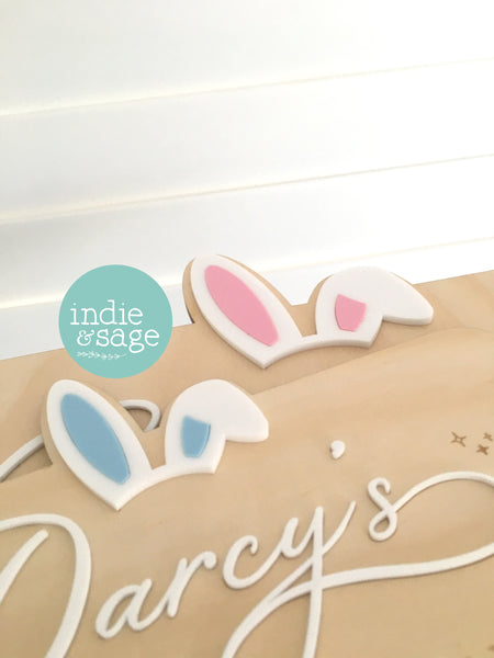 Personalised Easter Crate Sign Plaque - Special Easter Delivery