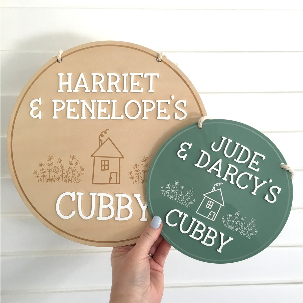 Outdoor Acrylic Cubby House Sign