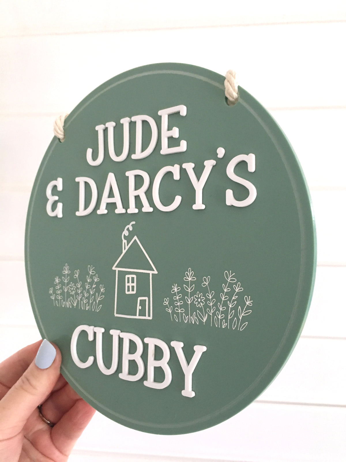 Outdoor Acrylic Cubby House Sign