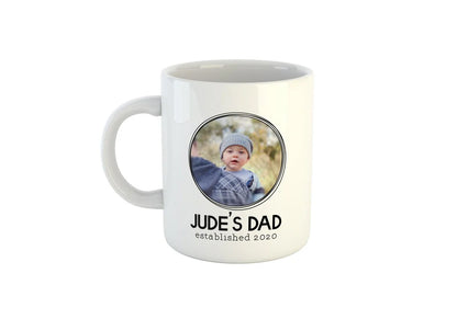 Personalised Photo Mug - Established With Message