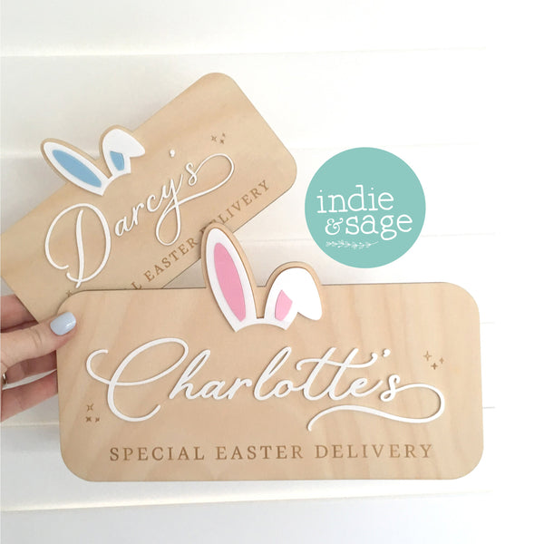 Personalised Easter Crate Sign, Easter Gifts, Easter Basker, Personalised Easter Basket, Easter Gift Ideas, Easter 2026, Easter Box, Personalised Easter Box, Easter Egg Alternative, Special Easter Delivery Sign, Easter Delivery Box, Easter Gift Ideas