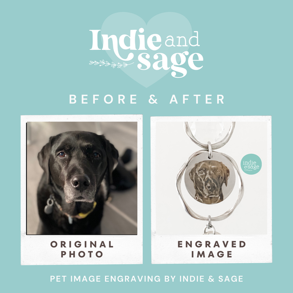 Personalised Pet Memorial Suncatcher – Custom Engraved Pet Portrait | Dog Memorial & Pet Loss Gift