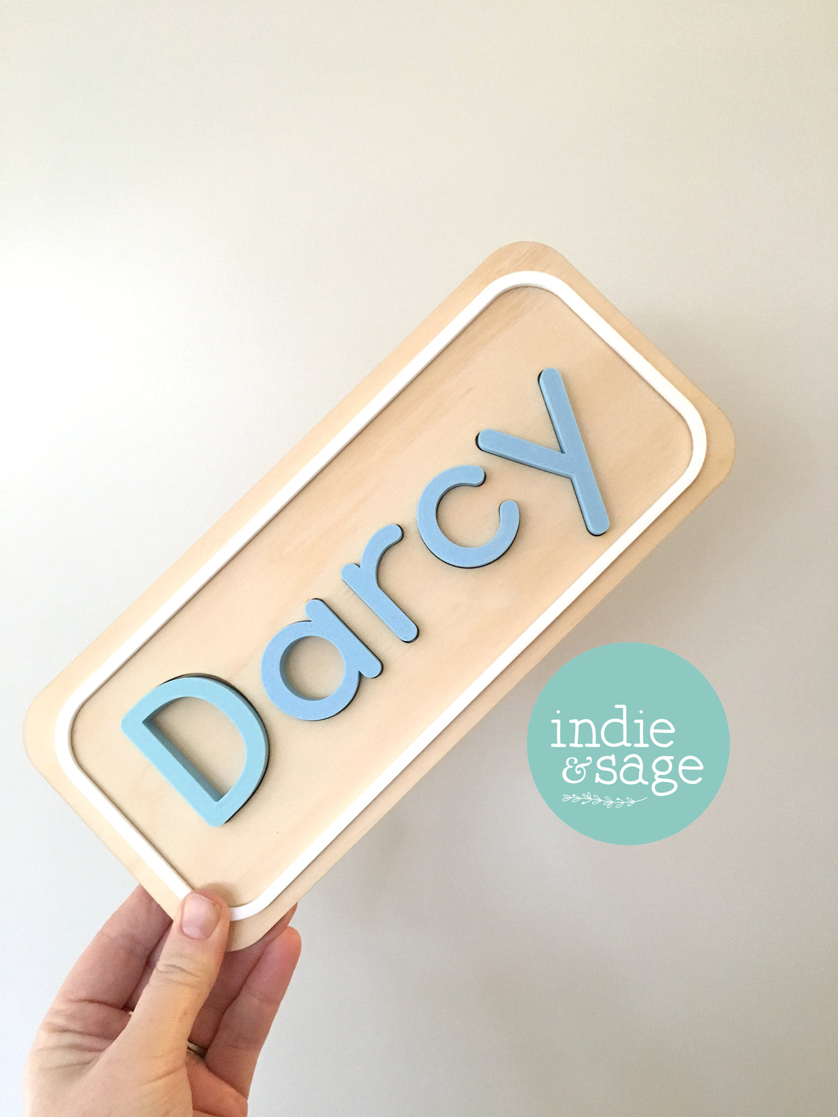 Personalised Name Puzzle | Custom Baby Gift | Montessori Learning Toy | Kids Keepsake