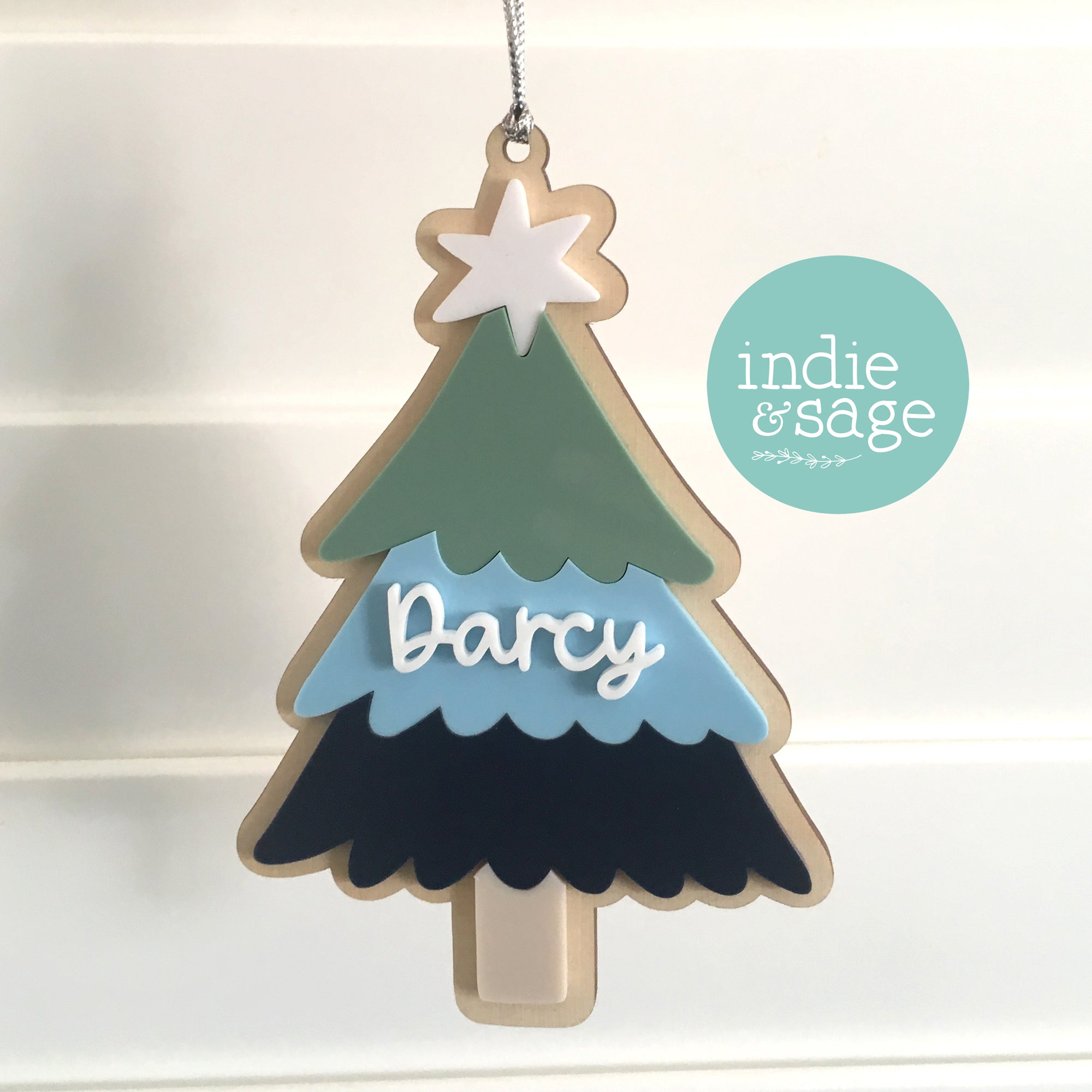 Personalised Christmas Decoration - Christmas Tree Decoration