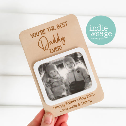 You're The Best Personalised Photo Frame (Personalise it with your names!)