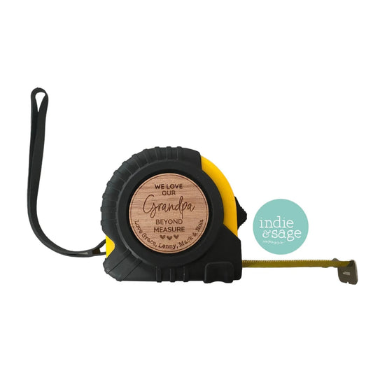Personalised Tape Measure - We Love You Beyond Measure