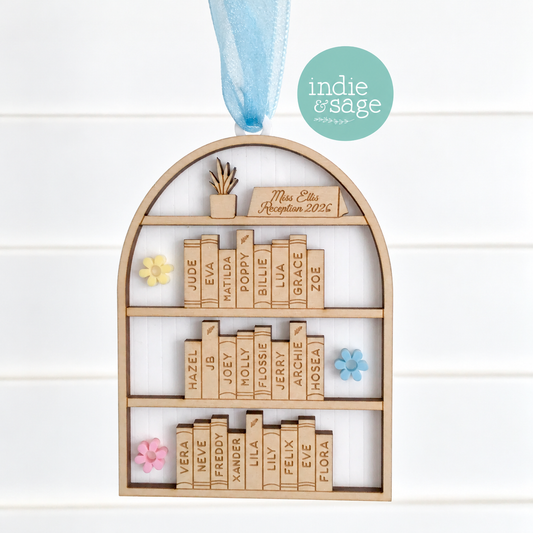 Personalised Teacher & Class Keepsake Ornament