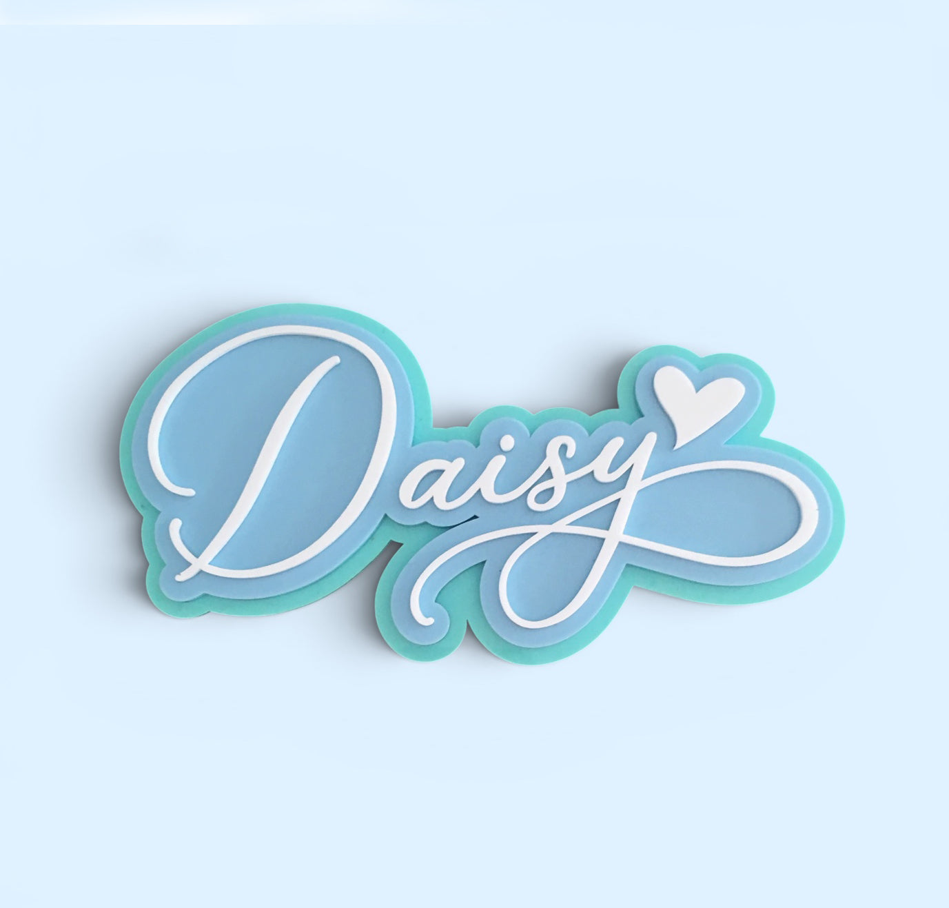Personalised Acrylic Name Sign | 3D Triple Layer Nursery Name Plaque | Custom Kids Room Decor | 15cm 20cm 30cm 40cm