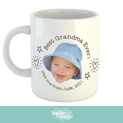 Personalised Mug - Best Ever Little Face Mug