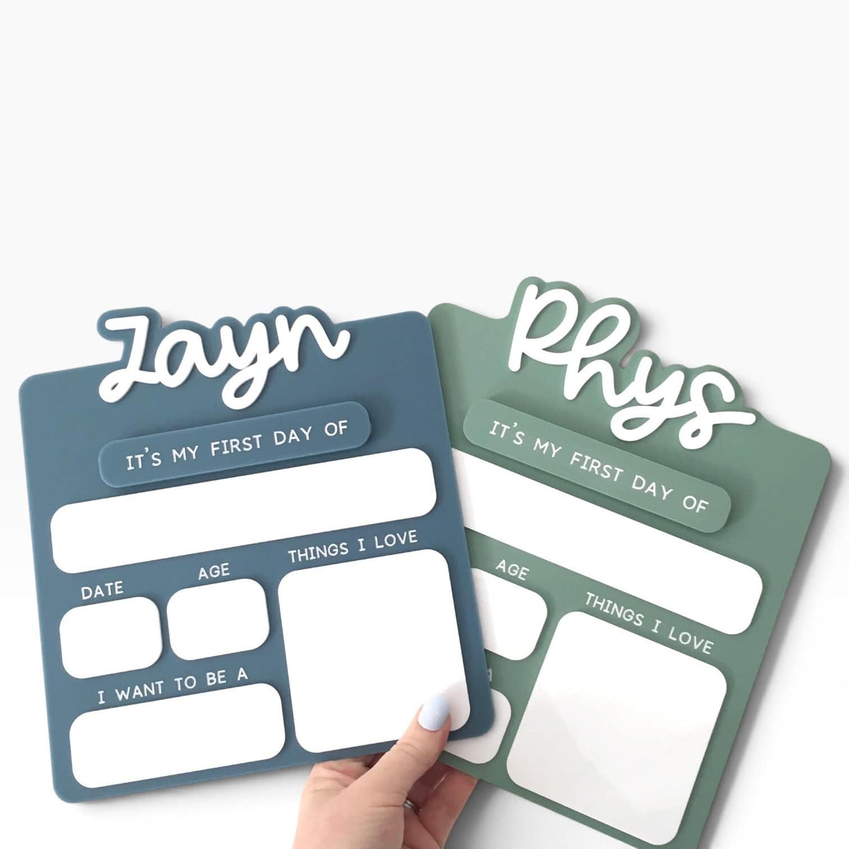 Acrylic Back to School Sign - Choose your colour