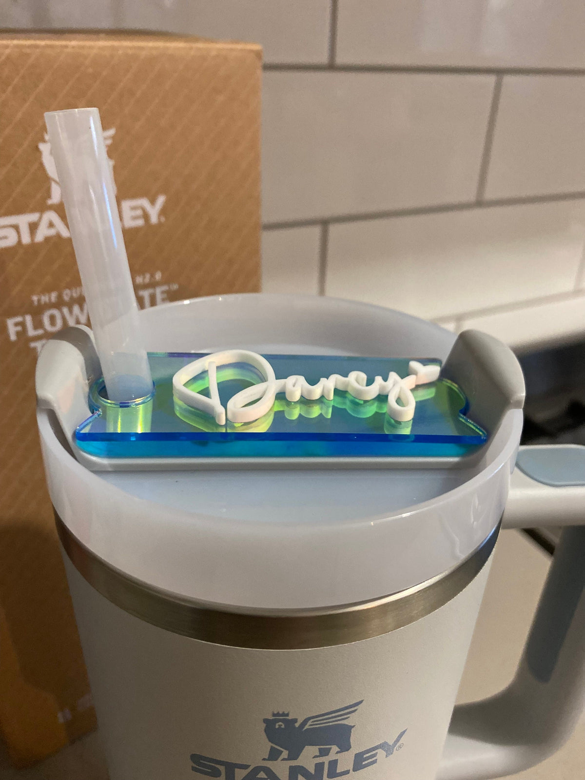 Personalised Stanley Name Plate / Stanley Cup Topper - The Must-Have Cup Accessory!