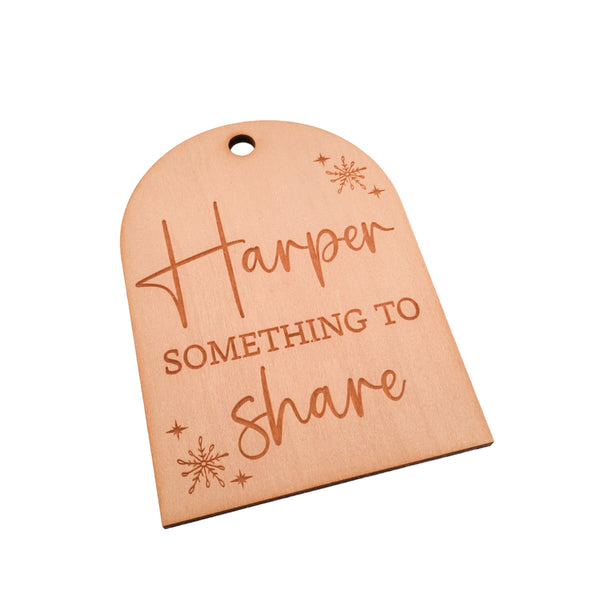 Personalised Christmas Something To Gift Tags, Mindful Gift Tags, Christmas Gift Tags, Wooden Gift Tags, Personalised Christmas Gift Tags