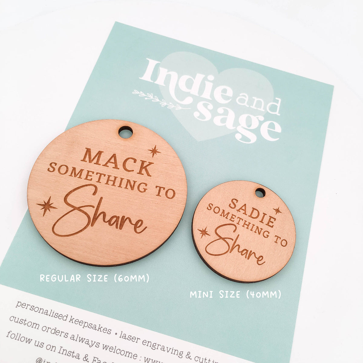 Personalised Mini Something Gift Tags, Christmas Gift Tags, Something To Gift Tags, Mindful Gift Tags, Wooden Gift Tags, Christmas Gift