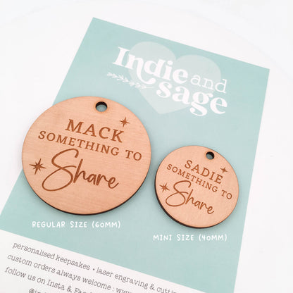 Personalised Mini Something Gift Tags, Christmas Gift Tags, Something To Gift Tags, Mindful Gift Tags, Wooden Gift Tags, Christmas Gift