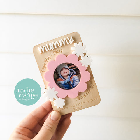 If You Were a Flower I'd Pick You - Personalised Photo Frame