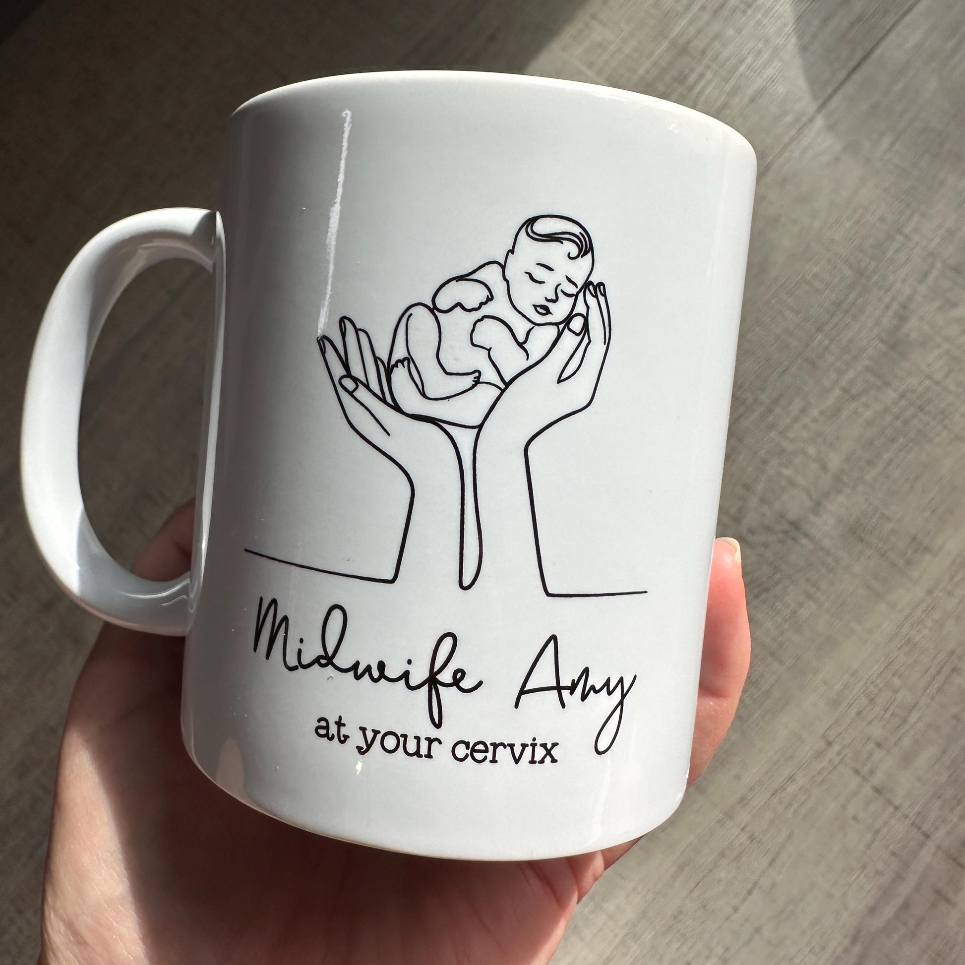 Personalised Midwife Mug, Midwife Gifts, Gift for Midwife, Cute Midwife, Gifts for Midwife, Midwife, Midwife Gift Ideas, Personalised Gifts