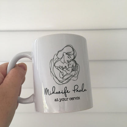 Personalised Midwife Mug, Midwife Gifts, Gift for Midwife, Cute Midwife, Gifts for Midwife, Midwife, Midwife Gift Ideas, Personalised Gifts