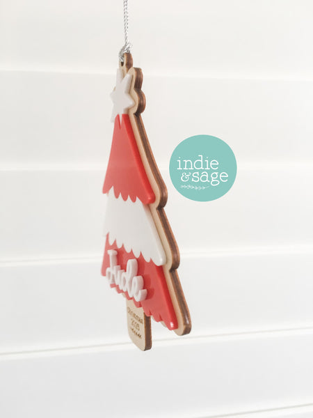 Personalised Christmas Decorations - Christmas 2025 Tree Ornament