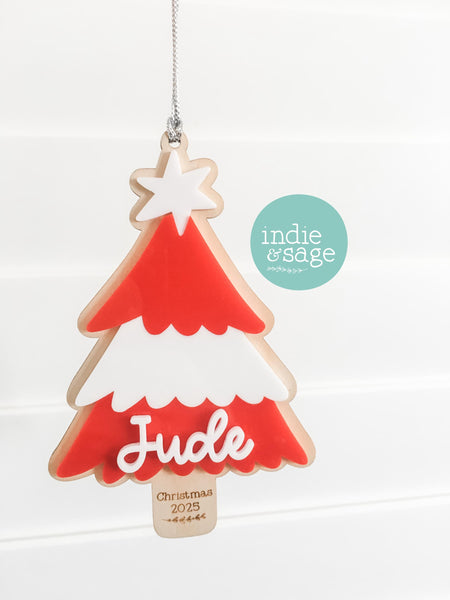 Personalised Christmas Decorations - Christmas 2025 Tree Ornament