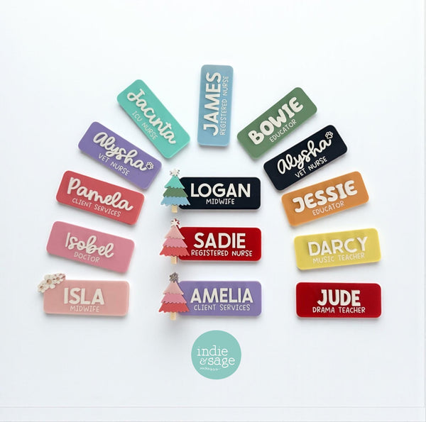 Personalised Name Badge - Work Name Badge - Nurse Name Badge - Custom Fun Name Badge