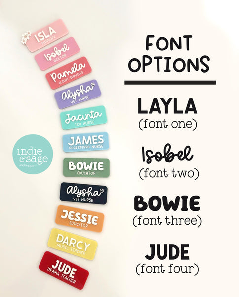 Personalised Name Badge - Work Name Badge - Nurse Name Badge - Custom Fun Name Badge
