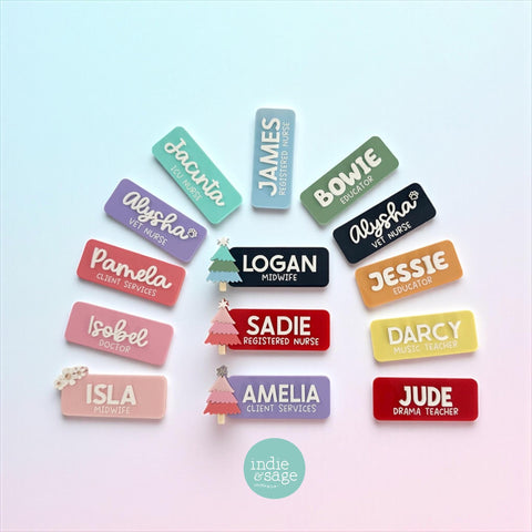 Personalised Name Badge - Work Name Badge - Nurse Name Badge - Custom Fun Name Badge