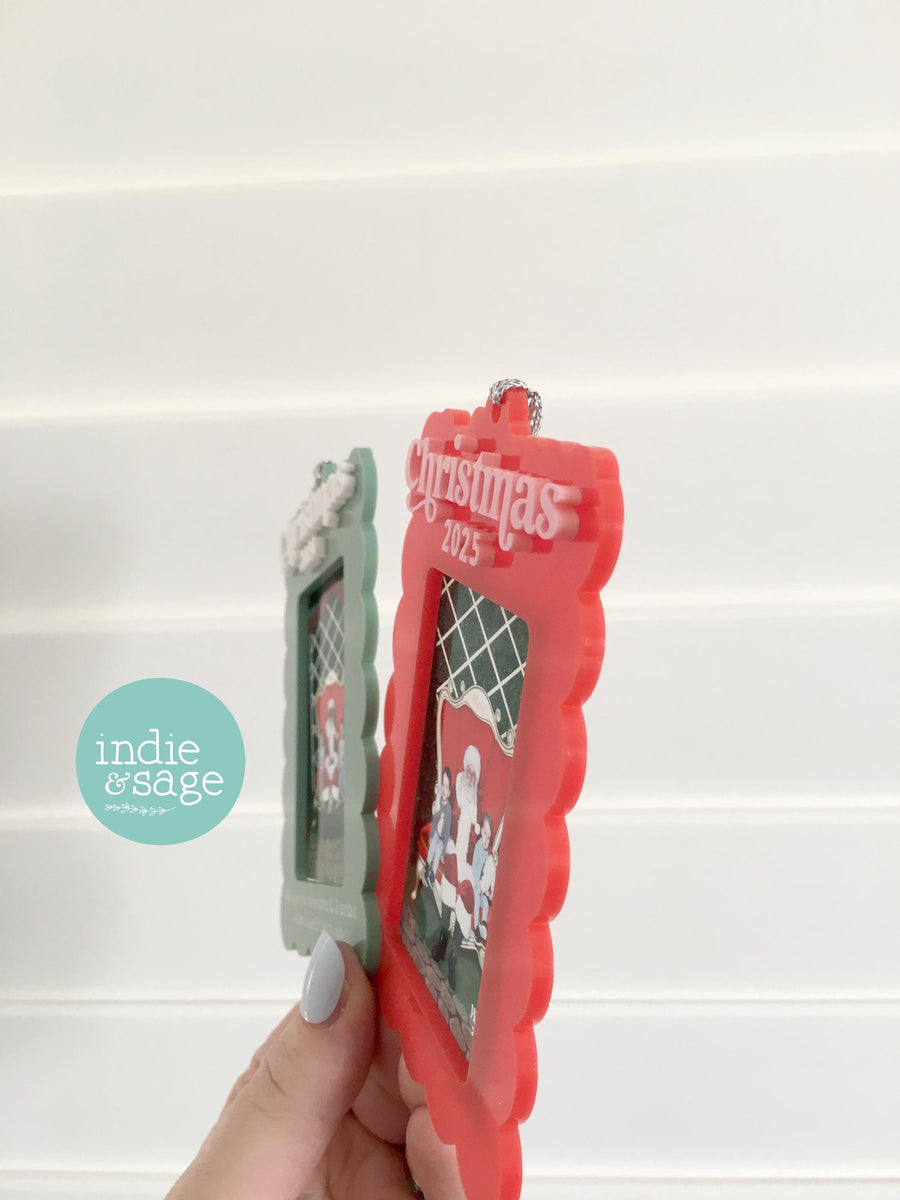Santa Photos Personalised Photo Frames – Indie & Sage