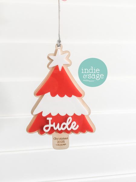Personalised Christmas Decorations - Christmas 2025 Tree Ornament
