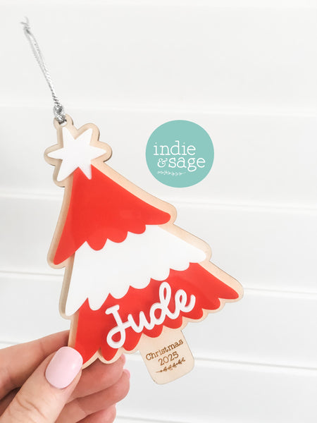 Personalised Christmas Decorations - Christmas 2025 Tree Ornament
