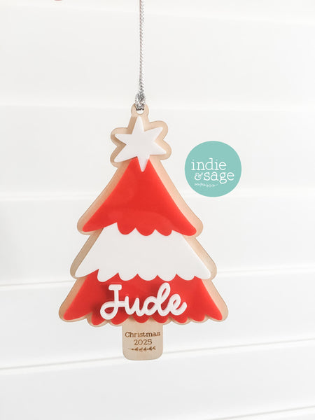 Personalised Christmas Decorations - Christmas 2025 Tree Ornament