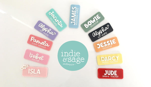 Personalised Name Badge - Work Name Badge - Nurse Name Badge - Custom Fun Name Badge