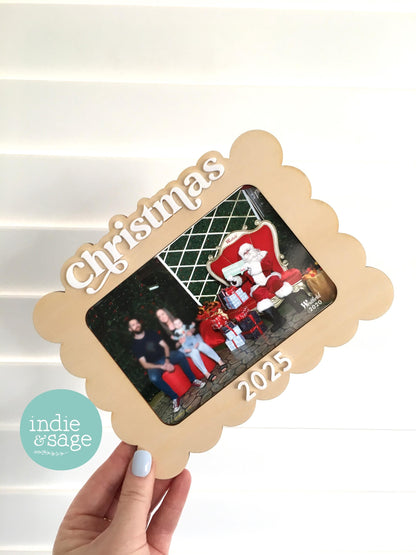 Christmas Santa Photo Frame - Christmas Decor 2025