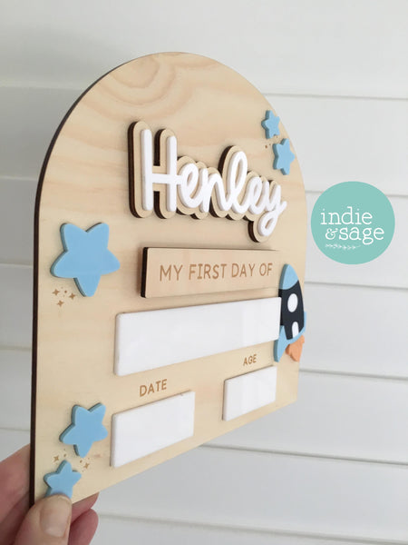 Interchangeable First & Last Day Board, Back to School, First day of School, First Day of School Card, First day of School Gift, School Sign