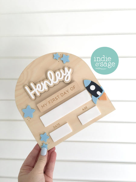 Interchangeable First & Last Day Board, Back to School, First day of School, First Day of School Card, First day of School Gift, School Sign