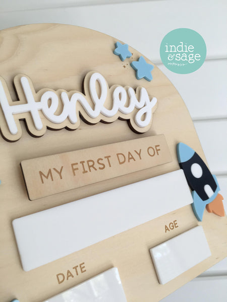 Interchangeable First & Last Day Board, Back to School, First day of School, First Day of School Card, First day of School Gift, School Sign